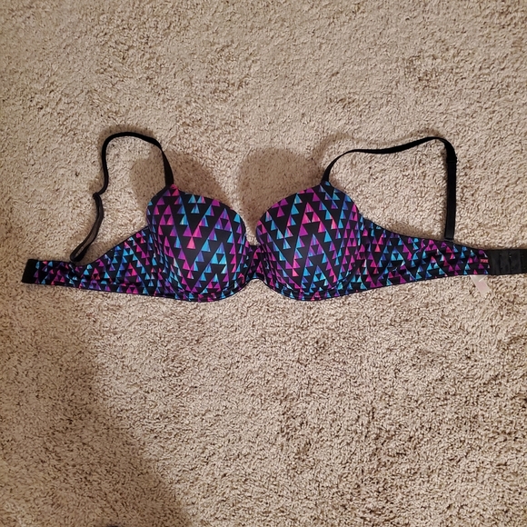 Pink Victoria's Secret Colorful Bra Size 36D - Picture 5 of 7